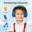 EarFun Kinder Kopfhörer, Kopfhörer Kinder mit Kabel, 85dB Lautstärkenbegrenzer, faltbar, verstellbar, Stereo Sound, HD-Mikrofon, Audio-Sharing, Over-Ear Kinderkopfhörer für Schule/Tablet/Reisen