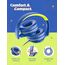 iClever Kinder Kopfhörer [2 Pack], Kabel Kopfhörer für Kinder mit Sharing Splitter-85dBA Safe Volume Limited, Tangle-Free Foldable Stereo für Schule/Tablet/Reisen