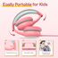 EarFun Kinder Kopfhörer, Kopfhörer Kinder mit Kabel, 85/94dB Lautstärkenbegrenzer, faltbar, verstellbar, Stereo Sound, HD-Mikrofon, Audio-Sharing, Over-Ear Kinderkopfhörer für Schule/Tablet/Reisen