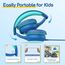 EarFun Kinder Kopfhörer, 3er-Pack, Kopfhörer Kinder mit Kabel, 85/94dB Lautstärkenbegrenzer, verstellbar, Stereo Sound, HD-Mikrofon, Audio-Sharing, Over-Ear Kinderkopfhörer für Schule/Tablet/Reisen
