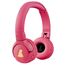 POGS Drahtloser Bluetooth Kinderkopfhörer | The Gecko 2 | Faltbarer robuster Kinderkopfhörer ab 3 Jahren | Lautstärkebegrenzung 85 dB | Mikrofon | On-Ear | Drahtlose Musik-Sharing-Funktion (rRosa)