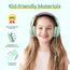 EarFun Kinder Kopfhörer, Kopfhörer Kinder mit Kabel, 85/94dB Lautstärkenbegrenzer, faltbar, verstellbar, Stereo Sound, HD-Mikrofon, Audio-Sharing, Over-Ear Kinderkopfhörer für Schule/Tablet/Reisen