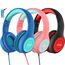 EarFun Kinder Kopfhörer, 3er-Pack, Kopfhörer Kinder mit Kabel, 85/94dB Lautstärkenbegrenzer, verstellbar, Stereo Sound, HD-Mikrofon, Audio-Sharing, Over-Ear Kinderkopfhörer für Schule/Tablet/Reisen