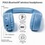 POGS Drahtloser Bluetooth Kinderkopfhörer | The Gecko 2 | Faltbarer robuster Kinderkopfhörer ab 3 Jahren | Lautstärkebegrenzung 70-85 dB | Mikrofon | On-Ear | Drahtlose Musik-Sharing-Funktion (rBlau)
