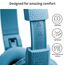 POGS Drahtloser Bluetooth Kinderkopfhörer | The Gecko 2 | Faltbarer robuster Kinderkopfhörer ab 3 Jahren | Lautstärkebegrenzung 70-85 dB | Mikrofon | On-Ear | Drahtlose Musik-Sharing-Funktion (rBlau)