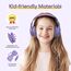 EarFun Kinder Kopfhörer, Kopfhörer Kinder mit Kabel, 85/94dB Lautstärkenbegrenzer, faltbar, verstellbar, Stereo Sound, HD-Mikrofon, Audio-Sharing, Over-Ear Kinderkopfhörer für Schule/Tablet/Reisen