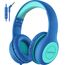 EarFun Kinder Kopfhörer, Kopfhörer Kinder mit Kabel, 85/94dB Lautstärkenbegrenzer, faltbar, verstellbar, Stereo Sound, HD-Mikrofon, Audio-Sharing, Over-Ear Kinderkopfhörer für Schule/Tablet/Reisen