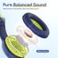 EarFun Kinder Kopfhörer, Kopfhörer Kinder mit Kabel, 85/94dB Lautstärkenbegrenzer, faltbar, verstellbar, Stereo Sound, HD-Mikrofon, Audio-Sharing, Over-Ear Kinderkopfhörer für Schule/Tablet/Reisen