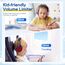 EarFun Kinder Kopfhörer, Kopfhörer Kinder mit USB-C Kabel, 85/94dB Lautstärkenbegrenzer, verstellbar, Stereo Sound, HD-Mikrofon, Audio-Sharing, Over-Ear Kinderkopfhörer für Schule/Tablet/Reisen