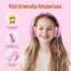 EarFun Kinder Kopfhörer, Kopfhörer Kinder mit Kabel, 85/94dB Lautstärkenbegrenzer, faltbar, verstellbar, Stereo Sound, HD-Mikrofon, Audio-Sharing, Over-Ear Kinderkopfhörer für Schule/Tablet/Reisen
