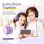 EarFun Kinder Kopfhörer, Kopfhörer Kinder mit Kabel, 85/94dB Lautstärkenbegrenzer, faltbar, verstellbar, Stereo Sound, HD-Mikrofon, Audio-Sharing, Over-Ear Kinderkopfhörer für Schule/Tablet/Reisen
