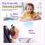 EarFun Kinder Kopfhörer, Kopfhörer Kinder mit Kabel, 85/94dB Lautstärkenbegrenzer, faltbar, verstellbar, Stereo Sound, HD-Mikrofon, Audio-Sharing, Over-Ear Kinderkopfhörer für Schule/Tablet/Reisen