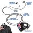 LUDOS OMNITONE Kopfhörer In Ear Kopfhörer mit Kabel und Mikrofon, 5 Jahre Garantie, In Ear Ohrhörer, 3,5 mm Klinkenstecker Earbuds, Satte Bässe Earphones, Headphones für iPhone, iPad, Huawei, Samsung