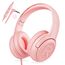 awatrue Kopfhörer Kinder, Kabel Kinderkopfhörer mit Mikrofon, Over Ear kopfhörer Kinder 85/94dB Lautstärkenbegrenzer, Stereo Sound, Faltbare, Einstellbar, Audio-Sharing