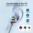 In Ear Kopfhörer mit Kabel, 2-er Kopfhörer mit Mikrofon und Lautstärkeregler, Stereo und Leichte Kopfhörer, 3.5mm In-Ear Ohrhörer Kompatibel für Samsung,Tablet, Laptops, MP3 Players und Andere 3,5 mm