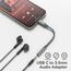 USB-C-auf-Aux-Audio-Dongle-Kabel, Typ C auf 3,5-mm-Buchse, Kopfhöreranschluss-Adapter für iPhone 16 Pro Max/16 Pro, 15 Pro Max/15 Pro/15 Plus, Samsung Galaxy S23/S22/S21 Ultra, Pixel, iPad Pro