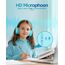 awatrue Kopfhörer Kinder, Kabel Kinderkopfhörer mit Mikrofon, Over Ear kopfhörer Kinder 85/94dB Lautstärkenbegrenzer, Stereo Sound, Faltbare, Einstellbar, Audio-Sharing