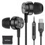 USB C Kopfhörer, In-Ear Kopfhörer mit Kabel USB C for Samsung Galaxy S25 Ultra S23 S22 FE A56 A56 A16 Tablet, Ohrhörer mit Mikrofon Stereo Kopfhörer USB-c Anschluss für iPhone16 15, ipad und etc.