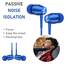 LUDOS OMNITONE Kopfhörer In Ear Kopfhörer mit Kabel und Mikrofon, 5 Jahre Garantie, In Ear Ohrhörer, 3,5 mm Klinkenstecker Earbuds, Satte Bässe Earphones, Headphones für iPhone, iPad, Samsung - Blau