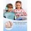 Nabevi Kopfhörer Kinder, Kinder Kopfhörer mit Kabel, 85/94dB Lautstärkegrenze, HD-Stereoton, Sharing-Funktion, Faltbare Over-Ear Kinderkopfhörer mit Mikrofon für Schule/Reise/Tablet/iPad, Sand Rosa
