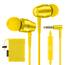 LUDOS OMNITONE Kopfhörer In Ear Kopfhörer mit Kabel und Mikrofon, 5 Jahre Garantie, In Ear Ohrhörer, 3,5 mm Klinkenstecker Earbuds, Satte Bässe Earphones, Headphones für iPhone, iPad - Gelb