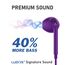 LUDOS Zenith Kopfhörer In Ear Kopfhörer mit Kabel und Mikrofon, 2-Jahre Garantie, In Ear Ohrhörer, 3,5 mm Klinkenstecker Earbuds, Satte Bässe Earphones, Headphones für iPhone, iPad, Samsung - Lila