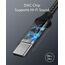 Anker USB-C auf 3.5mm Audio Adapter auf weiblichen Stecker, Nylon Kabel, kompatibel mit Samsung S20/S20+/S20 Ultra, Pixel 4/ + 4XL, und mehr