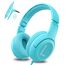 awatrue Kopfhörer Kinder, Kabel Kinderkopfhörer mit Mikrofon, Over Ear kopfhörer Kinder 85/94dB Lautstärkenbegrenzer, Stereo Sound, Faltbare, Einstellbar, Audio-Sharing