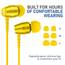 LUDOS OMNITONE Kopfhörer In Ear Kopfhörer mit Kabel und Mikrofon, 5 Jahre Garantie, In Ear Ohrhörer, 3,5 mm Klinkenstecker Earbuds, Satte Bässe Earphones, Headphones für iPhone, iPad - Gelb