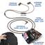 LUDOS OMNITONE Kopfhörer In Ear Kopfhörer mit Kabel und Mikrofon, 5 Jahre Garantie, In Ear Ohrhörer, 3,5 mm Klinkenstecker Earbuds, Satte Bässe Earphones, Headphones für iPhone, iPad - Braun