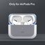 ESR für Airpods Pro 2 Hülle (2023/2022/2019), kompatibel mit AirPods Pro 2./1. Generation, MagSafe Ready, Magnetischer Deckel, USB-C/Lightning Kabel, Hybrid Sturzschutz, Weiß