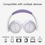 IMYB Kinder kopfhörer, Kopfhörer für Kinder mit Kabel, faltbar, Stereo Sound, Sichere Lautstärkebegrenzung, 3,5 mm Jack, Over Ear Kinderkopfhörer für Schule, Junge, Mädchen, Tablet, PC, Lila