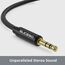 SUCESO Audio Klinke Y Splitter Adapter 3.5mm Stecker auf 2x 3,5mm Buchse Headset Stereo Aux Splitter Kabel Kopfhörer Doppelstecker für Tablet, Laptop, Samsung, Handy, Lautsprecher, PC usw -1m(Schwarz)