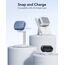 ESR für Airpods Pro 2 Hülle (2023/2022/2019), kompatibel mit AirPods Pro 2./1. Generation, MagSafe Ready, Magnetischer Deckel, USB-C/Lightning Kabel, Hybrid Sturzschutz, Marineblau