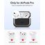 ESR für Airpods Pro 2 Hülle (2023/2022/2019), kompatibel mit AirPods Pro 2./1. Generation, MagSafe Ready, Magnetischer Deckel, USB-C/Lightning Kabel, Hybrid Sturzschutz, Titan