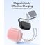ESR für Airpods Pro 2 Hülle (2023/2022/2019), kompatibel mit AirPods Pro 2./1. Generation, MagSafe Ready, Magnetischer Deckel, USB-C/Lightning Kabel, Hybrid Sturzschutz, Rosa