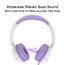 IMYB Kinder kopfhörer, Kopfhörer für Kinder mit Kabel, faltbar, Stereo Sound, Sichere Lautstärkebegrenzung, 3,5 mm Jack, Over Ear Kinderkopfhörer für Schule, Junge, Mädchen, Tablet, PC, Lila