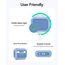 ESR für Airpods Pro 2 Hülle (2023/2022/2019), kompatibel mit AirPods Pro 2./1. Generation, MagSafe Ready, Magnetischer Deckel, USB-C/Lightning Kabel, Hybrid Sturzschutz, Blau