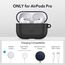 ESR für AirPods Pro 2 Hülle (2023/2022/2019), kompatibel mit AirPods Pro 2./1. Generation (USB-C/Lightning Kabel), unterstützt magnetisches Laden, Sichtbare Statusleuchte, Schwarz