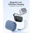 ESR für Airpods Pro 2 Hülle (2023/2022/2019), kompatibel mit AirPods Pro 2./1. Generation, MagSafe Ready, Magnetischer Deckel, USB-C/Lightning Kabel, Hybrid Sturzschutz, Marineblau