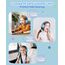 awatrue Kinder Kopfhörer, 74/85/94dB Sichere Lautstärke Kopfhörer Kinder mit Kabel, Stereo Sound, Faltbare, 3.5 mm Jack Over Ear Kinderkopfhörer für Ipad, Tablets, Schule, Reisen (Blau)