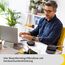 Jabra Speak2 55 Bluetooth-Freisprechlösung, 4 Mikrofone mit Geräuschunterdrückung, 50 mm Breitband-Lautsprecher, Breitband-Audio, kompakt, tragbar - für MS-Teams zertifiziert, Dunkelgrau