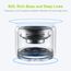 EWA mit Eva Reise Tragen Case, A106 Pro Bluetooth Lautsprecher Wasserdicht, Tragbarer kabelloser Outdoor Mini Lautsprecher, Starkem Bass mit Bass-Radiatoren, 12 Stunden Wiedergabe (Schwarz)
