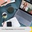 Jabra Speak2 40 Tragbare Freisprechlösung, 4 Mikrofone mit Geräuschunterdrückung, 50 mm Breitband-Lautsprecher, mit USB-A und USB-C, für Zoom und Google Meet Zertifiziert, Dunkelgrau