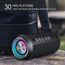 Ortizan Bluetooth Lautsprecher, Musikbox Bluetooth 5.3, Lautsprecher wasserdicht IPX7, RGB Licht, 30h Akku, Bass Boost, TWS Paarung, AUX, Micro SD, 3 EQ, Eingebautes Mikrofon für Reisen Camping