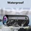 Bluetooth Lautsprecher mit Licht, 30W Musikbox Tragbarer Bluetooth Box mit IPX7 wasserdicht, Dualen Bass-Treibern, 30 Sth Akku, RGB Lichter, TWS Kopplung，AUX, TF Karte, Geeignet Outdoor/Party/Reisen