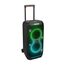 JBL Partybox Stage 320 in Schwarz – Tragbare Bluetooth-Lautsprecher-Box mit JBL Pro Sound, Lichtshow, KI-Sound-Boost, Rollen und Teleskopgriff – 18 h Laufzeit