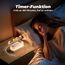 RIENOK Bluetooth Lautsprecher mit Licht Nachttischlampe 11 Farbe RGB Licht Dimmbar Nachtlicht 8 Naturgeräusche Sound Machine Baby Geschenke für Mädchen Kinder Teenager Frauen