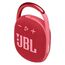 JBL CLIP 4 Bluetooth Lautsprecher in Rot – Wasserdichte, tragbare Musikbox mit praktischem Karabiner – Bis zu 10 Stunden kabelloses Musik Streaming