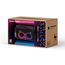 JBL PartyBox Stage 120 in Schwarz – Tragbare Bluetooth-Lautsprecher-Box mit JBL Pro Sound, Lichtshow, KI-Sound-Boost und Teleskopgriff – 12 h Laufzeit, UK Stecker (Typ G)